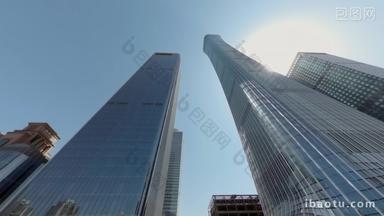 北京CBD金融区街景